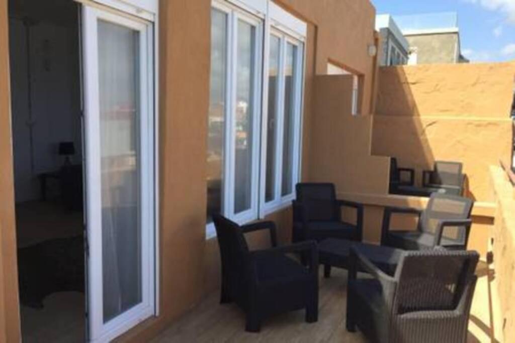 Big, Large Cozy Apartment With Sea View Ask For Additional Bedroom As An Extra Option Telde Eksteriør bilde